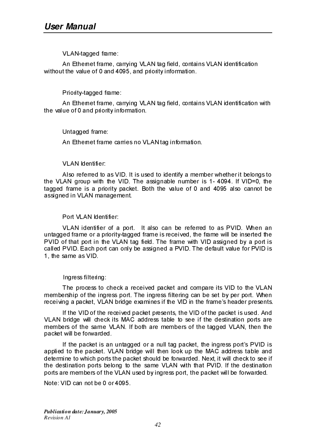 Edimax Technology ES-516G+ user manual Publication date January 