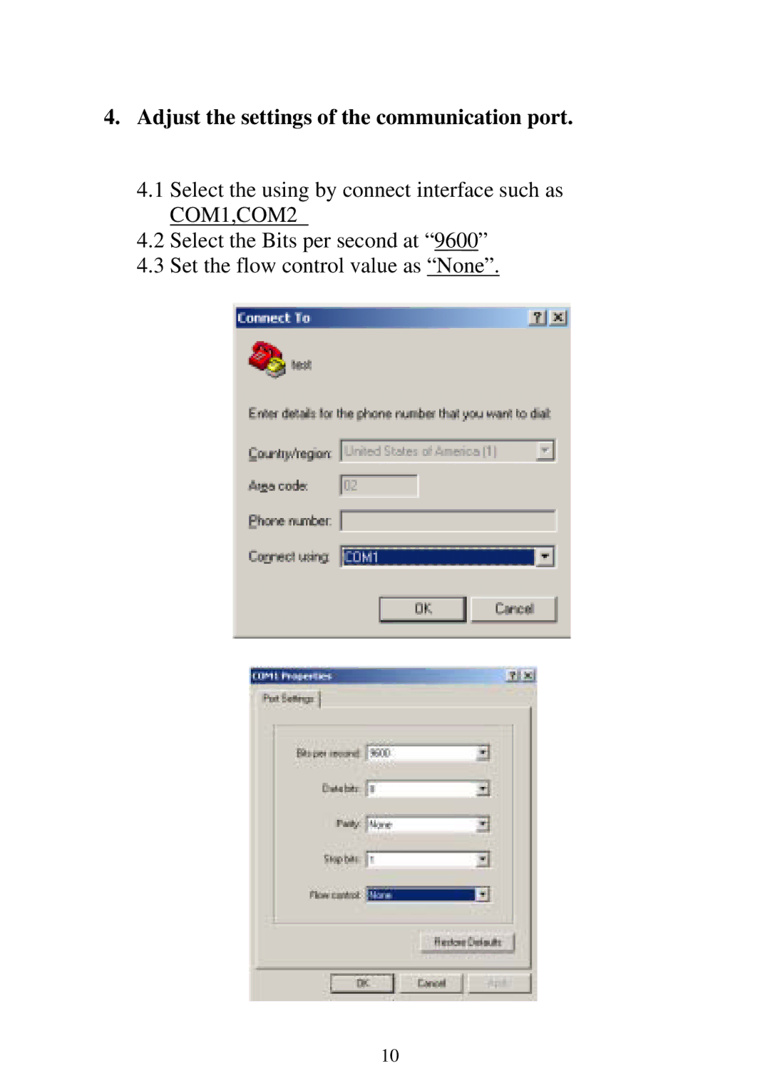 Edimax Technology ES-3124RE+, ES-5224RE+, ES-5224R+, ES-5224RF+ user manual Adjust the settings of the communication port 