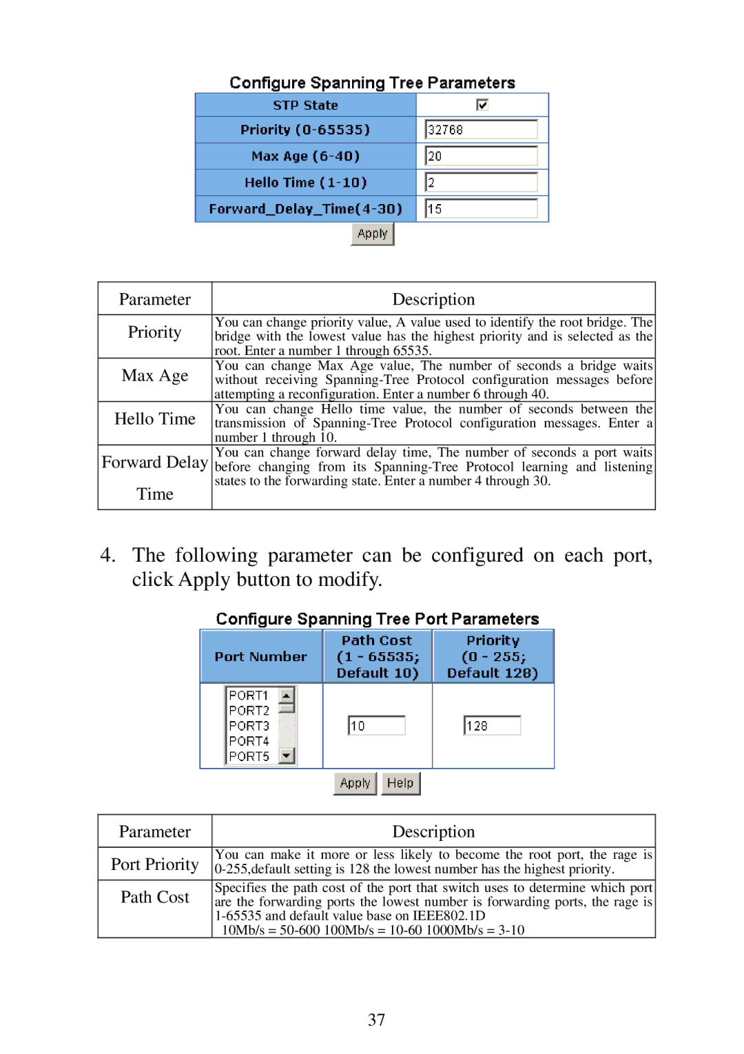 Edimax Technology ES-5224RFM, ES-5224REM, ES-5224RM, ES-3124REM user manual Time 