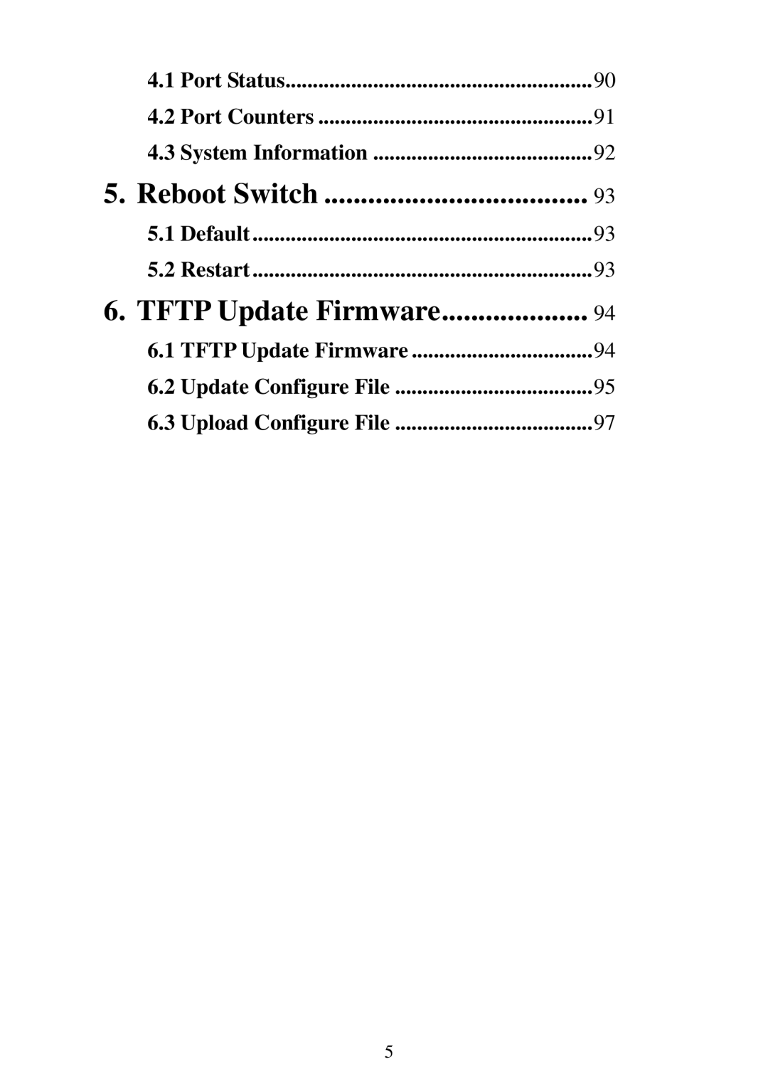 Edimax Technology ES-5224RFM, ES-5224REM, ES-5224RM user manual Port Status Port Counters System Information, Default Restart 