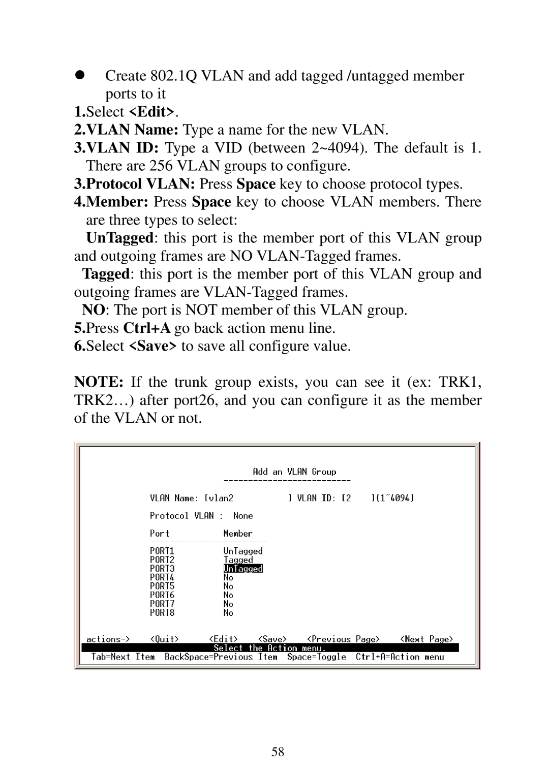 Edimax Technology ES-5224RM, ES-5224REM, ES-5224RFM, ES-3124REM user manual Select Edit 