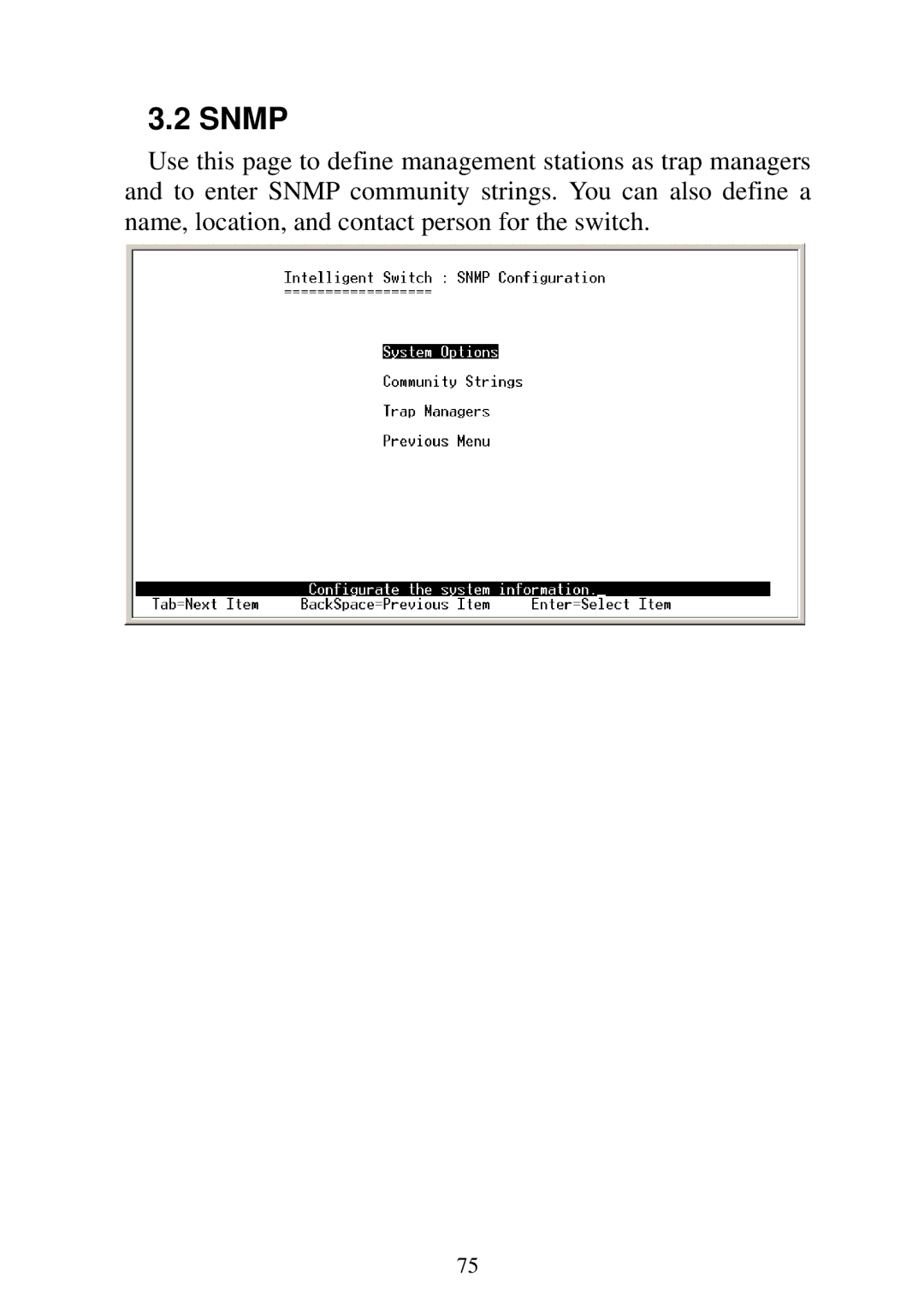 Edimax Technology ES-3124REM, ES-5224REM, ES-5224RFM, ES-5224RM user manual Snmp 