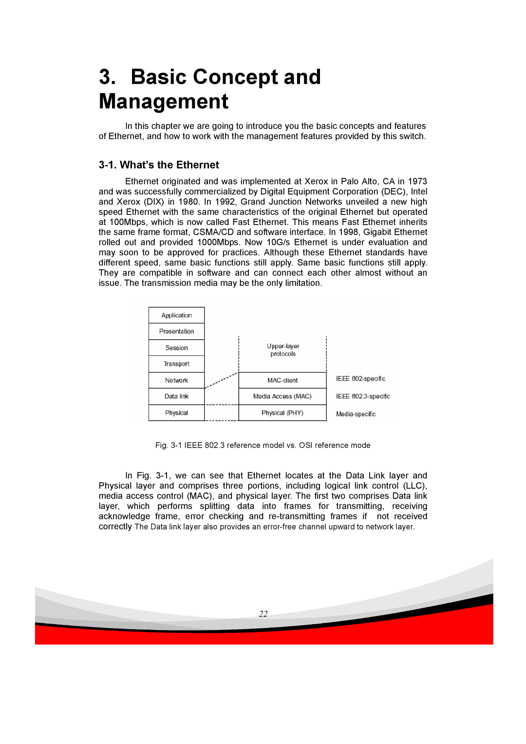 Edimax Technology ES-5240G+ user manual Basic Concept and Management, What’s the Ethernet 