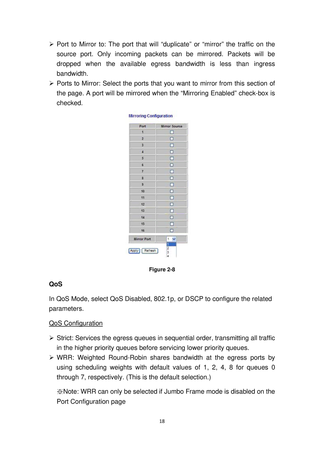 Edimax Technology ES-5816PGH user manual QoS 