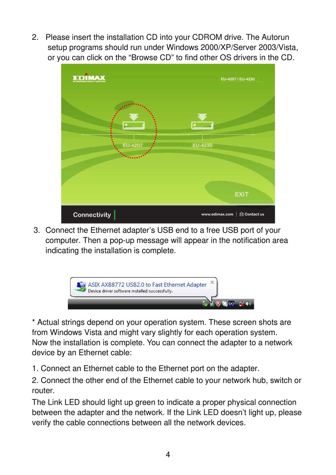 Edimax Technology EU-4207 manual 