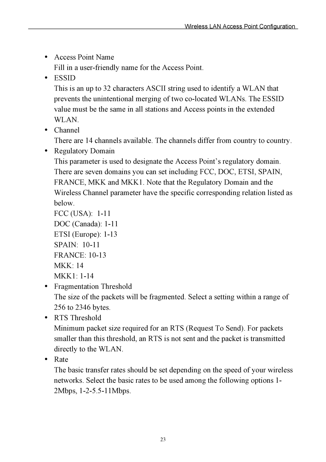 Edimax Technology EW-7205AP user manual Essid 