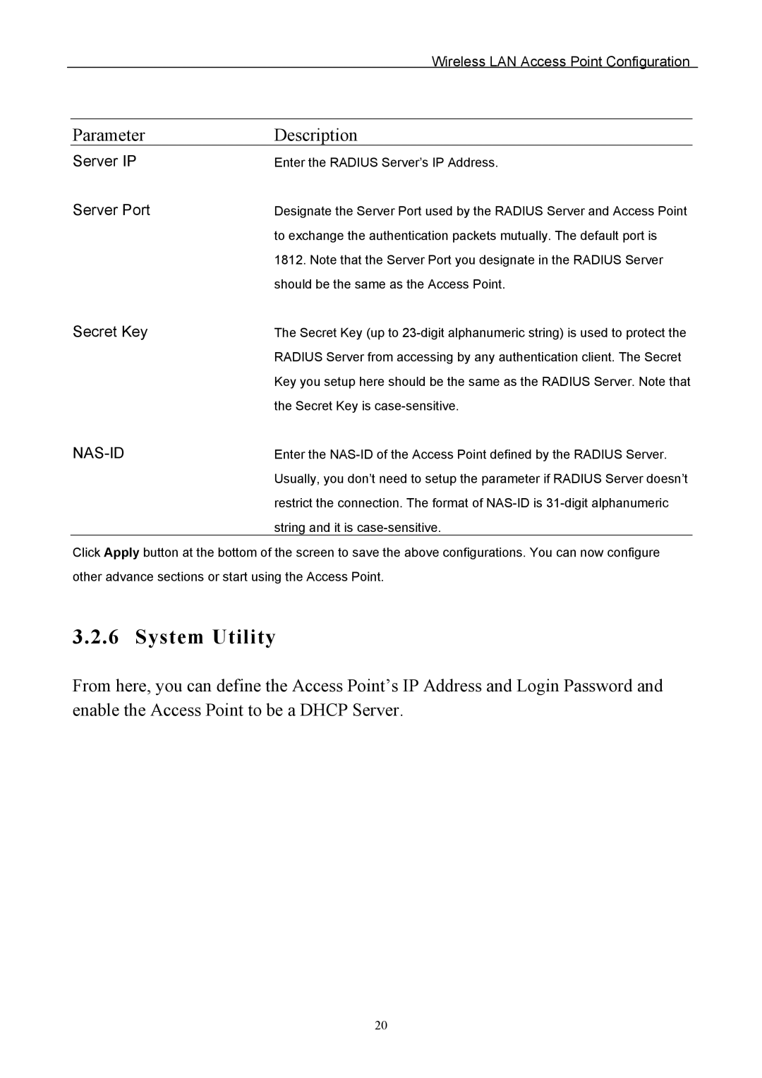 Edimax Technology EW-7205APS user manual System Utility 