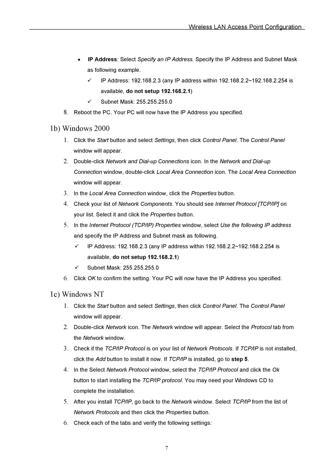 Edimax Technology EW-7205APS user manual 1b Windows 