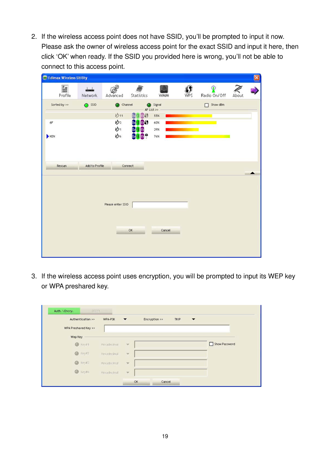 Edimax Technology EW-7711UMN, EW-7711UAN manual 