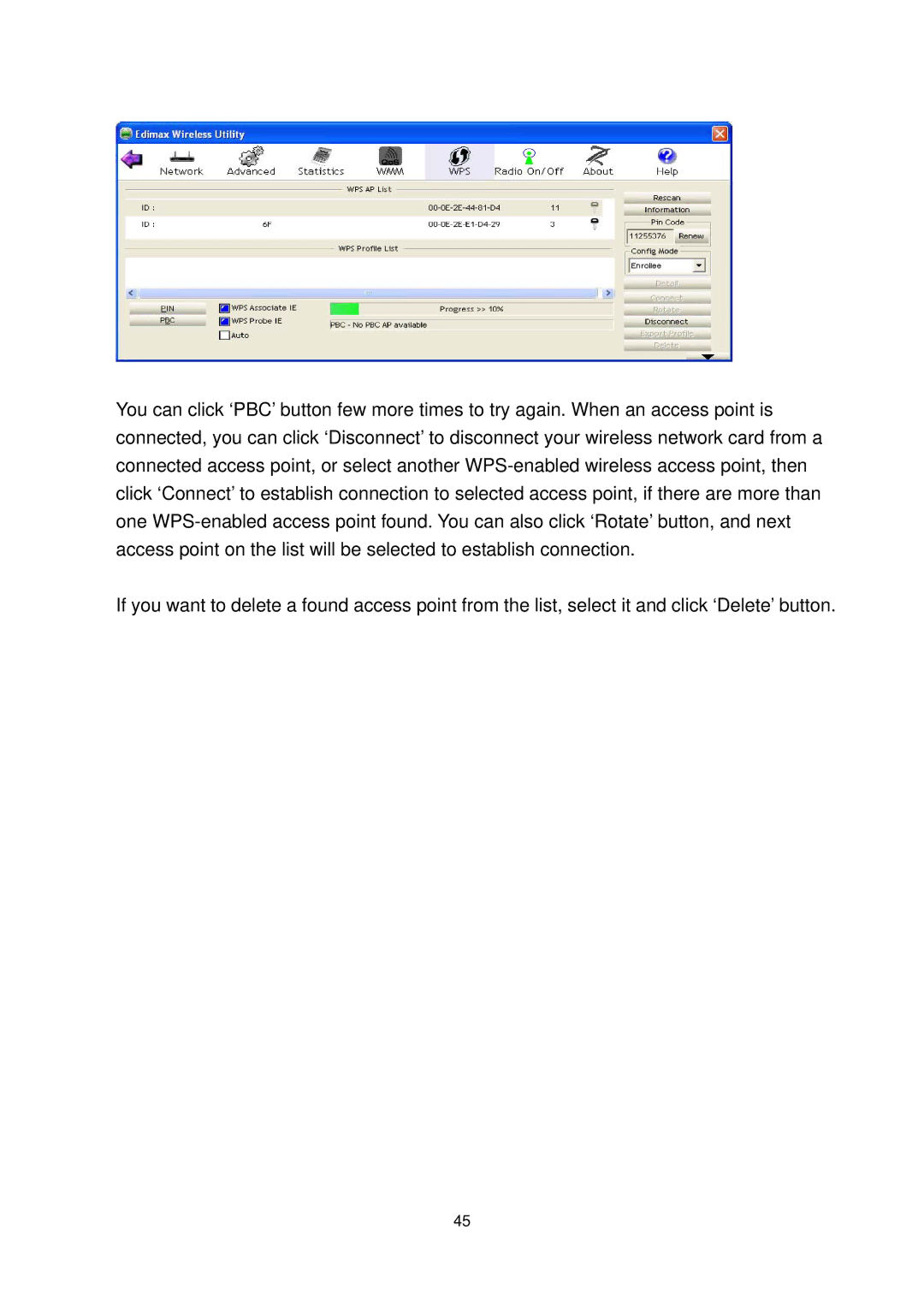 Edimax Technology EW-7711UMN, EW-7711UAN manual 