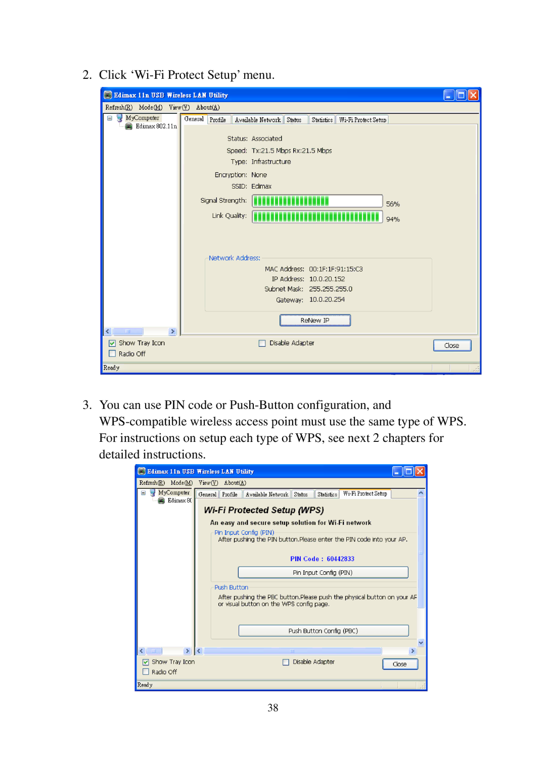 Edimax Technology EW-7811UN manual 