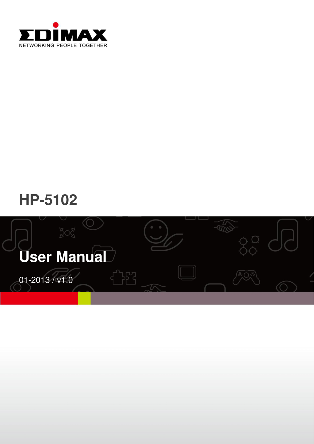 Edimax Technology HP-5102 user manual User Manual, 01-2013 