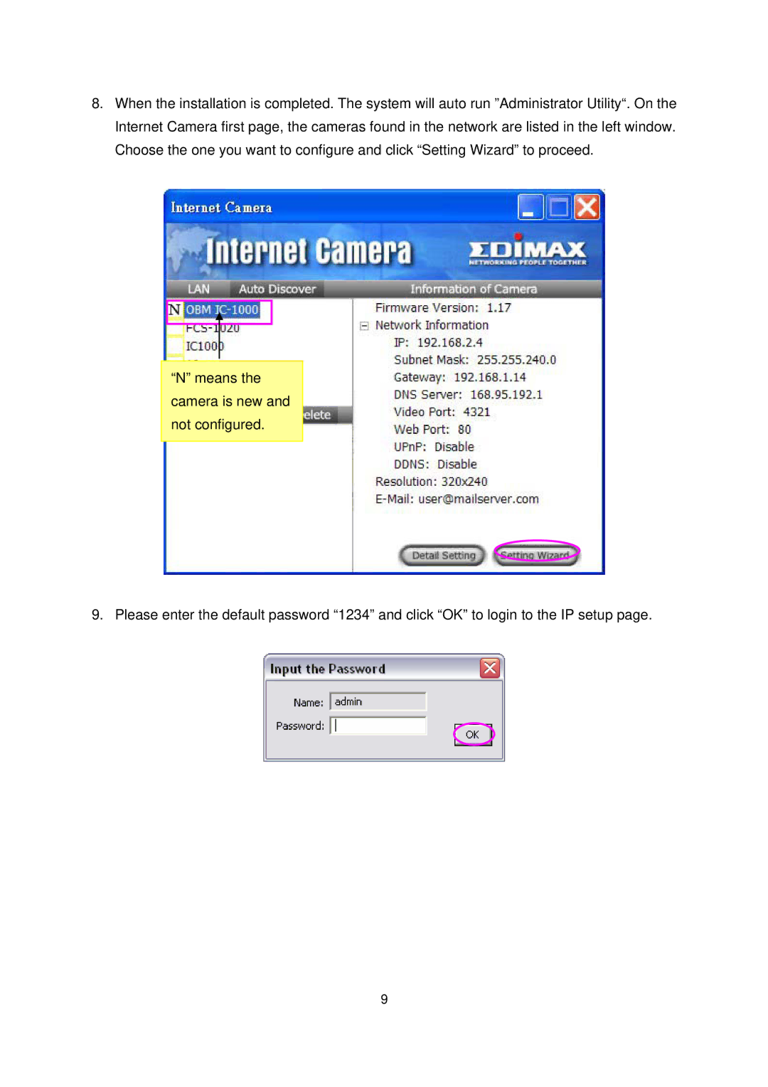 Edimax Technology IC-1000 user manual 