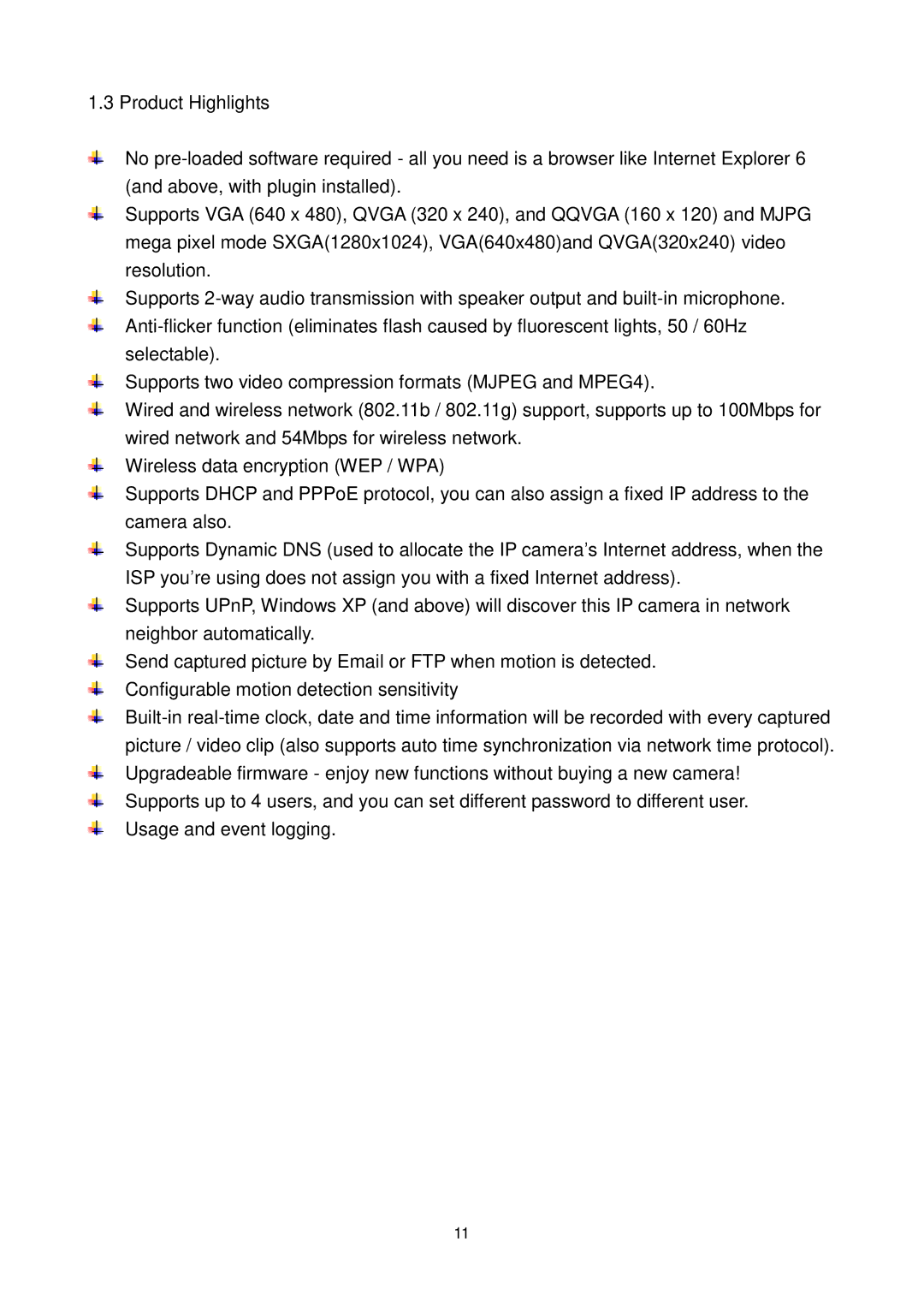 Edimax Technology IC-3010WG manual 