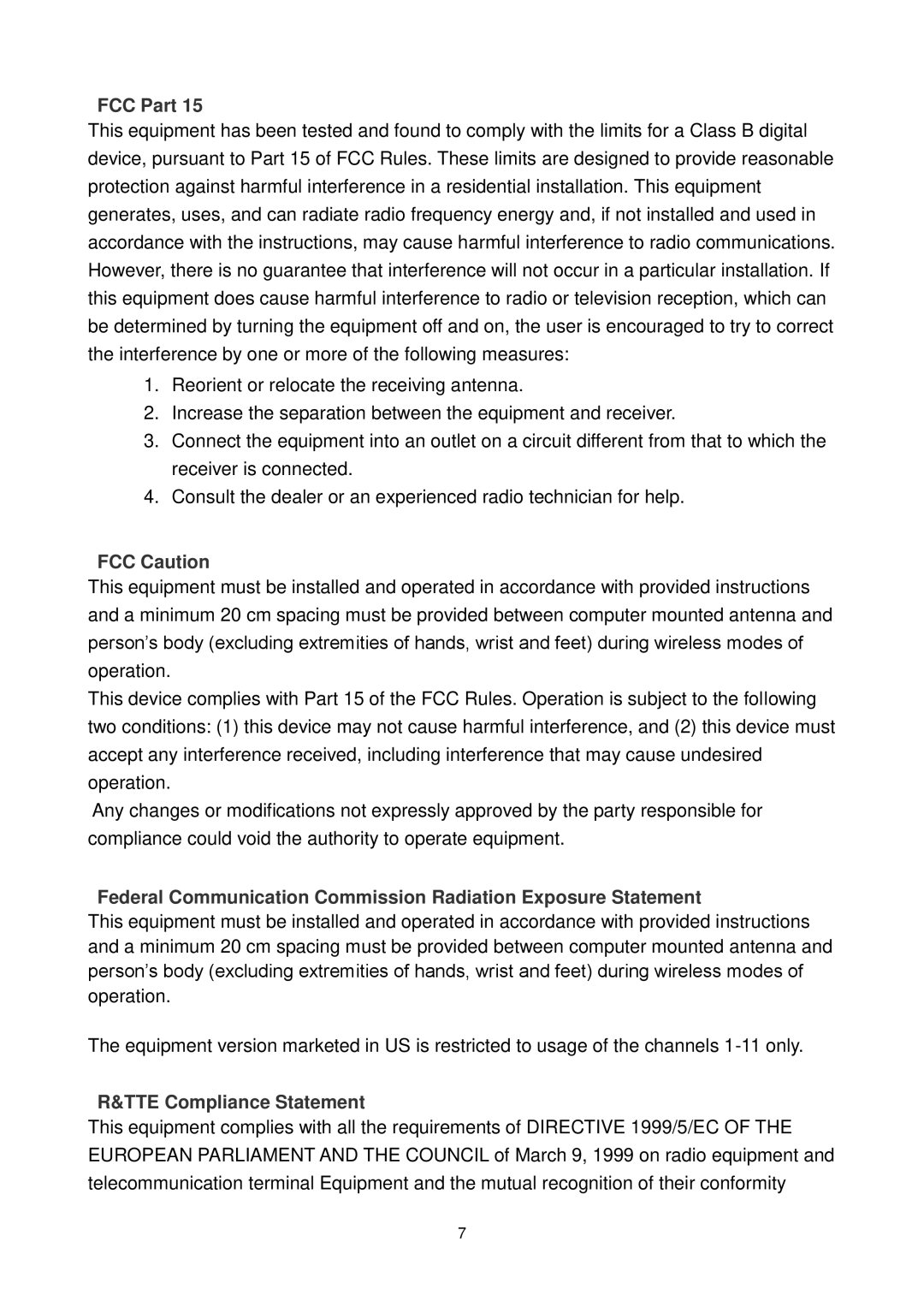 Edimax Technology IC-3010WG manual FCC Caution 