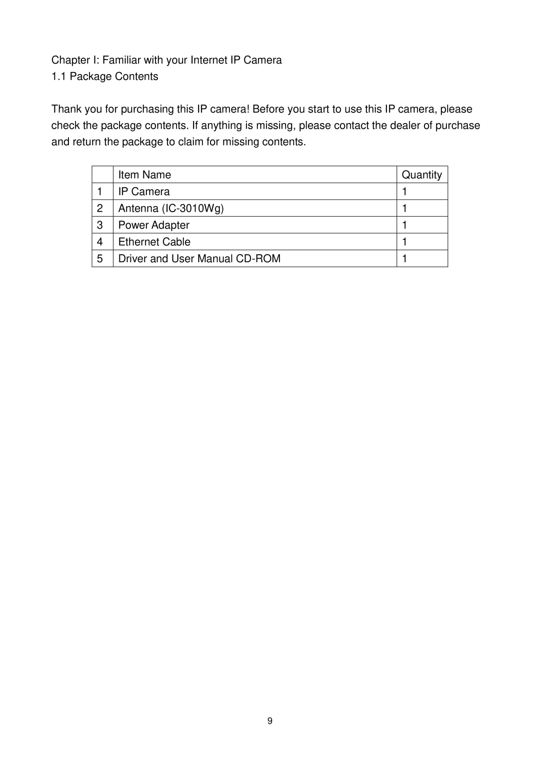 Edimax Technology IC-3010WG manual 