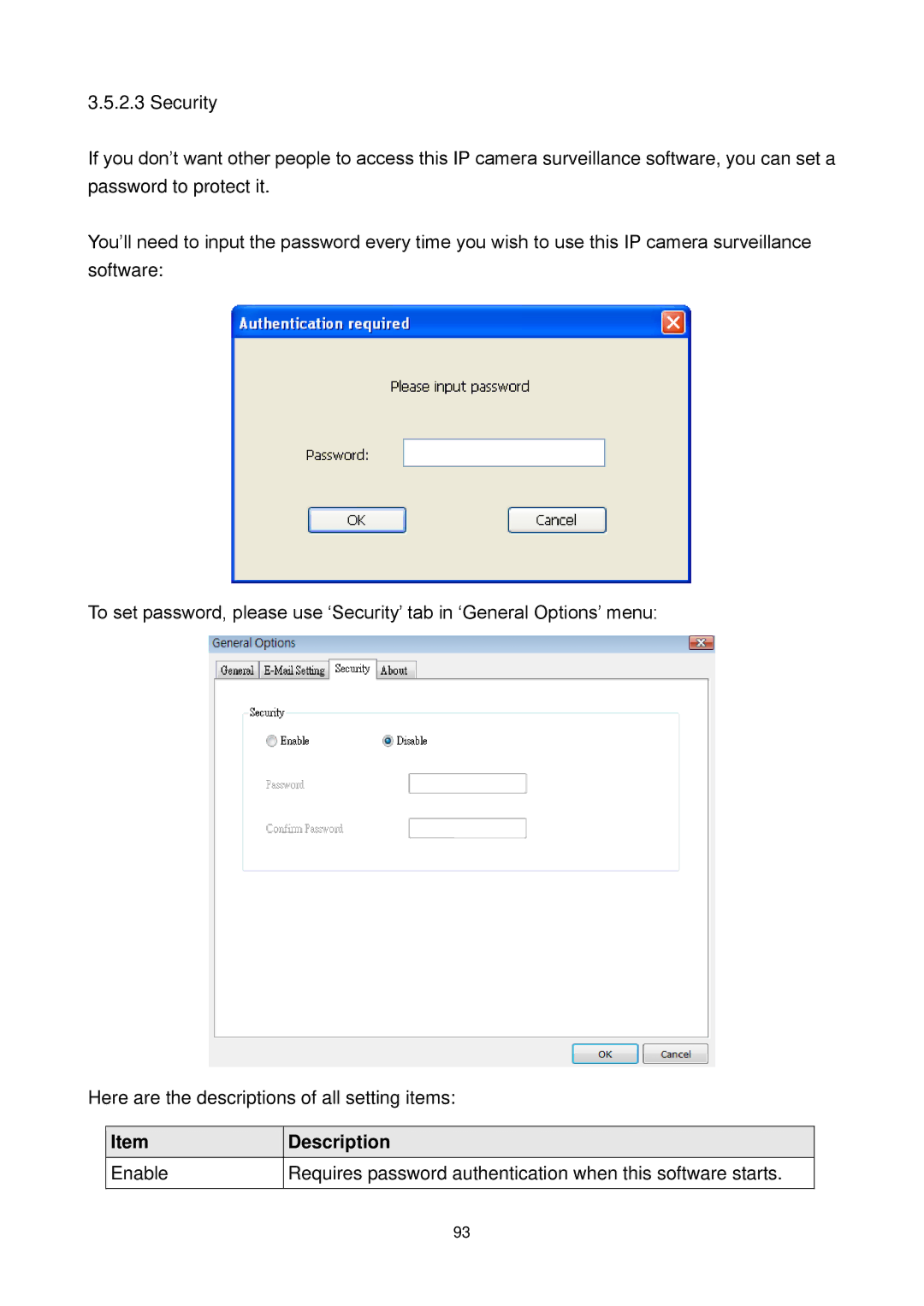 Edimax Technology IC-3010WG manual Description 