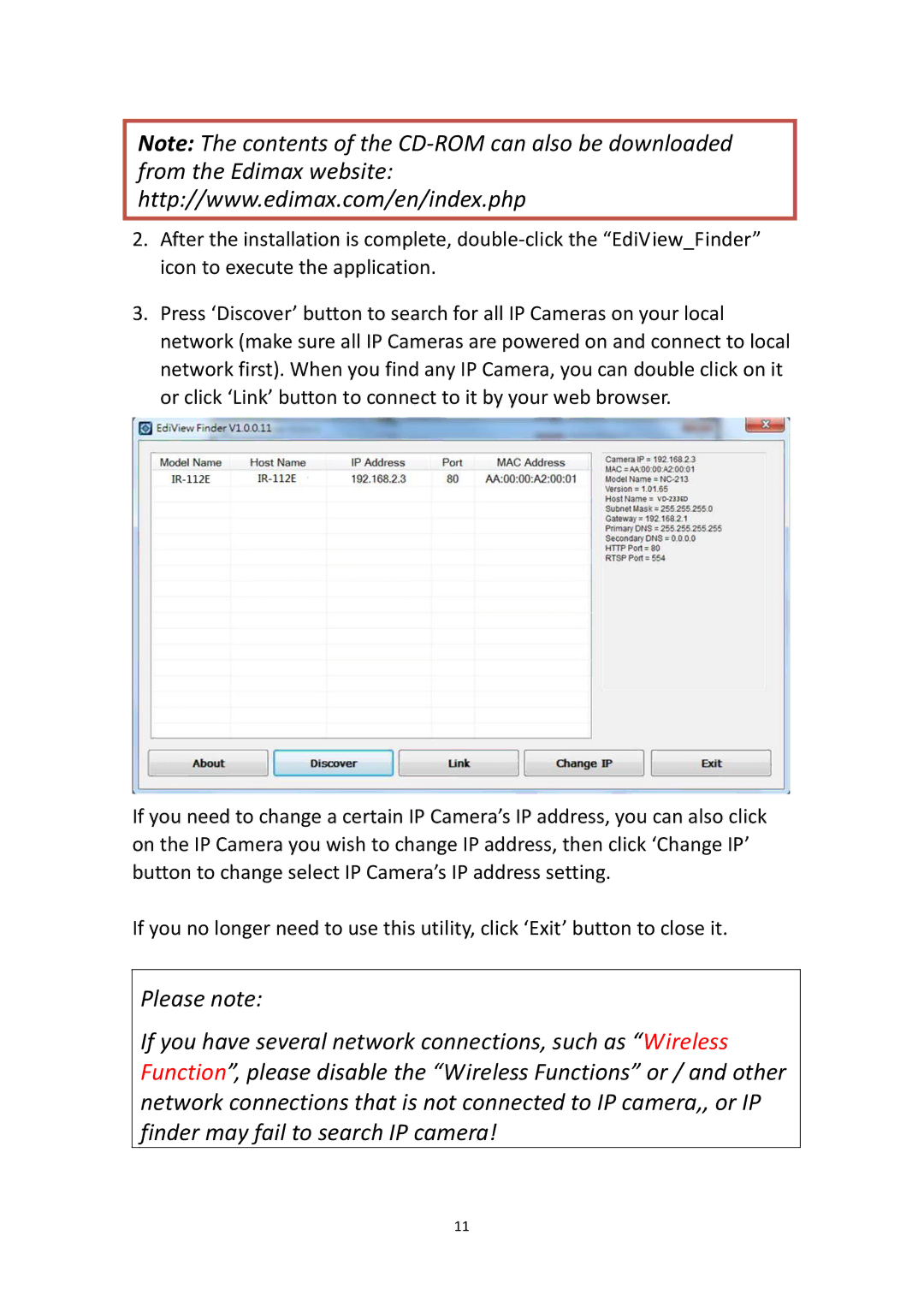 Edimax Technology IR-112E user manual 