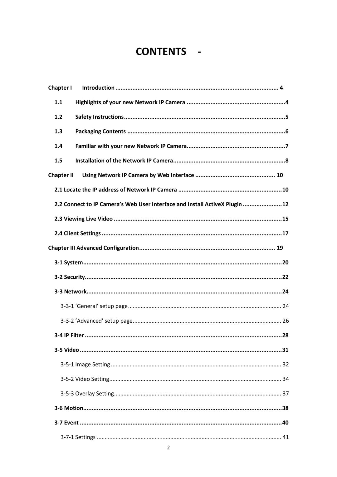 Edimax Technology IR-112E user manual Contents 