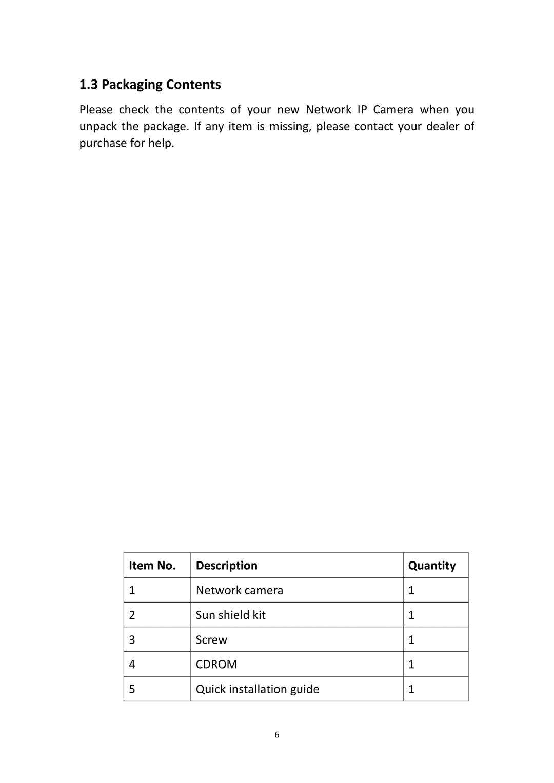 Edimax Technology IR-112E user manual Packaging Contents 