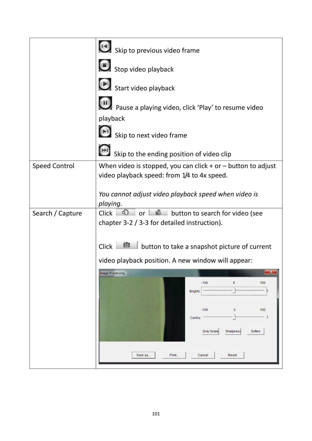 Edimax Technology IR-113E user manual You cannot adjust video playback speed when video is 