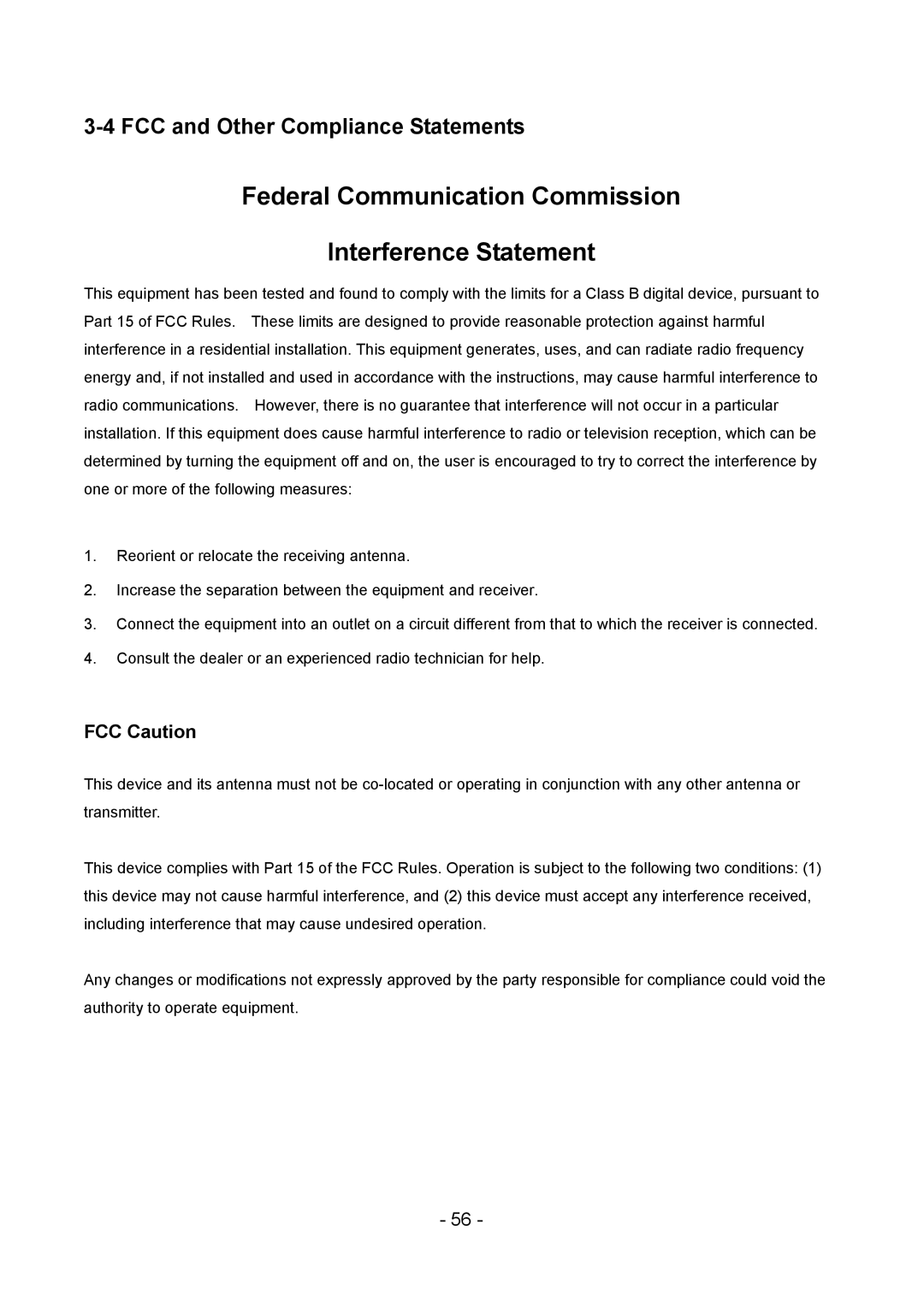 Edimax Technology LAN USB Adapter user manual Federal Communication Commission Interference Statement 