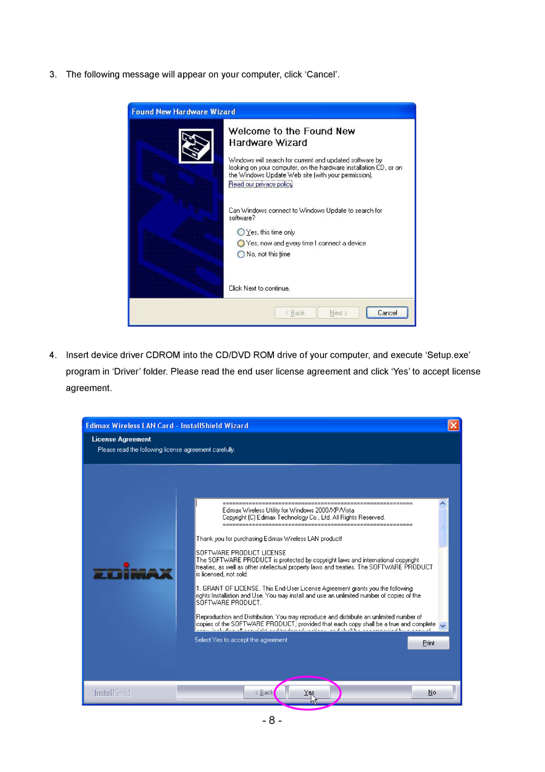 Edimax Technology LAN USB Adapter user manual 