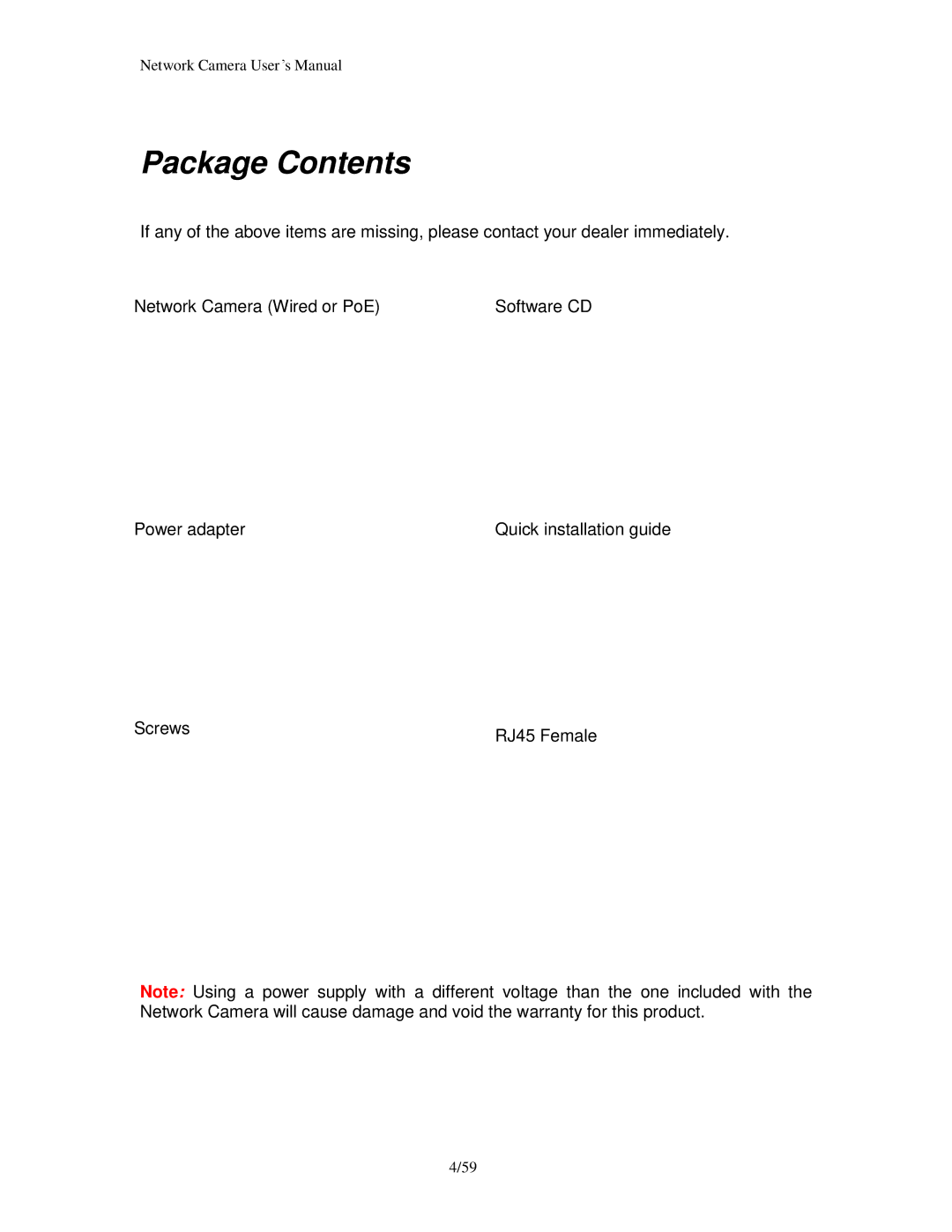 Edimax Technology PT-112E & MD-111E, PT-111E user manual Package Contents 