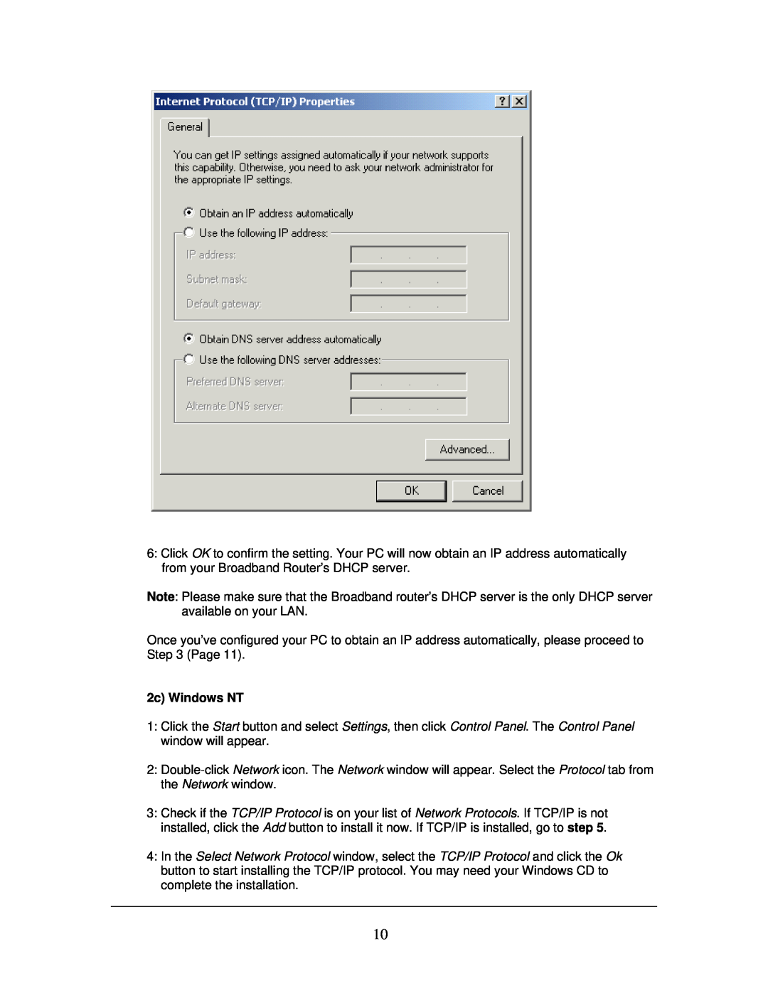 Edimax Technology Multi-Homing Broadband Router manual 2c Windows NT 