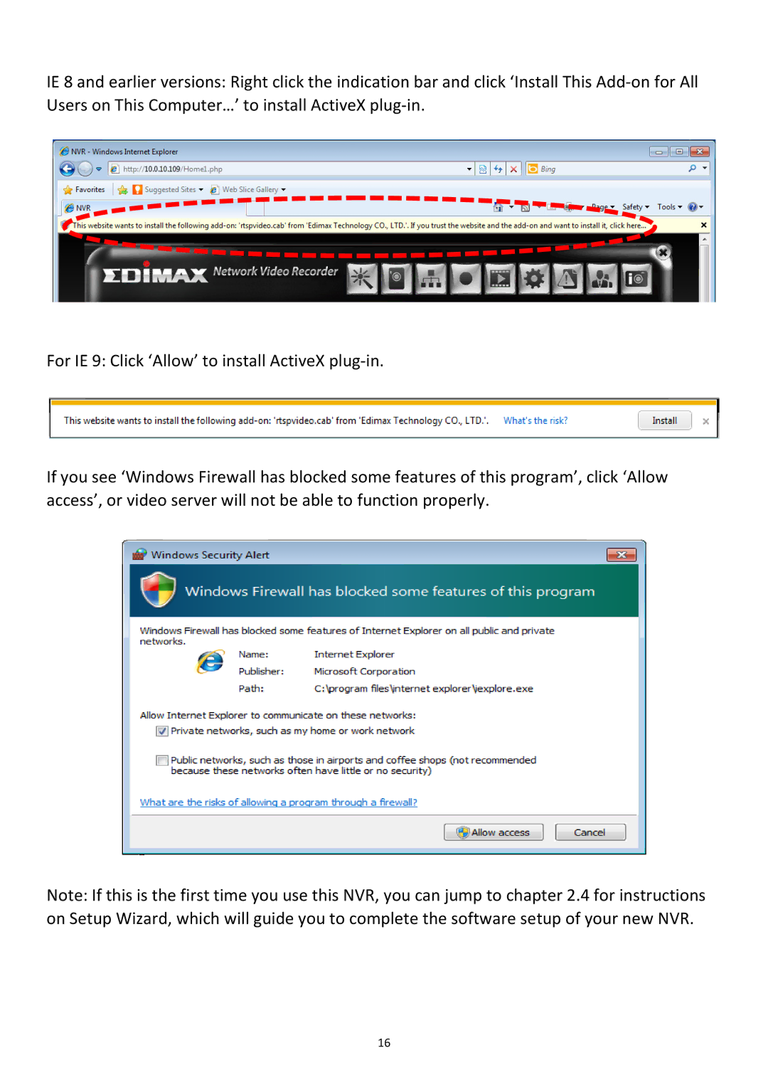 Edimax Technology NVR-4 manual 