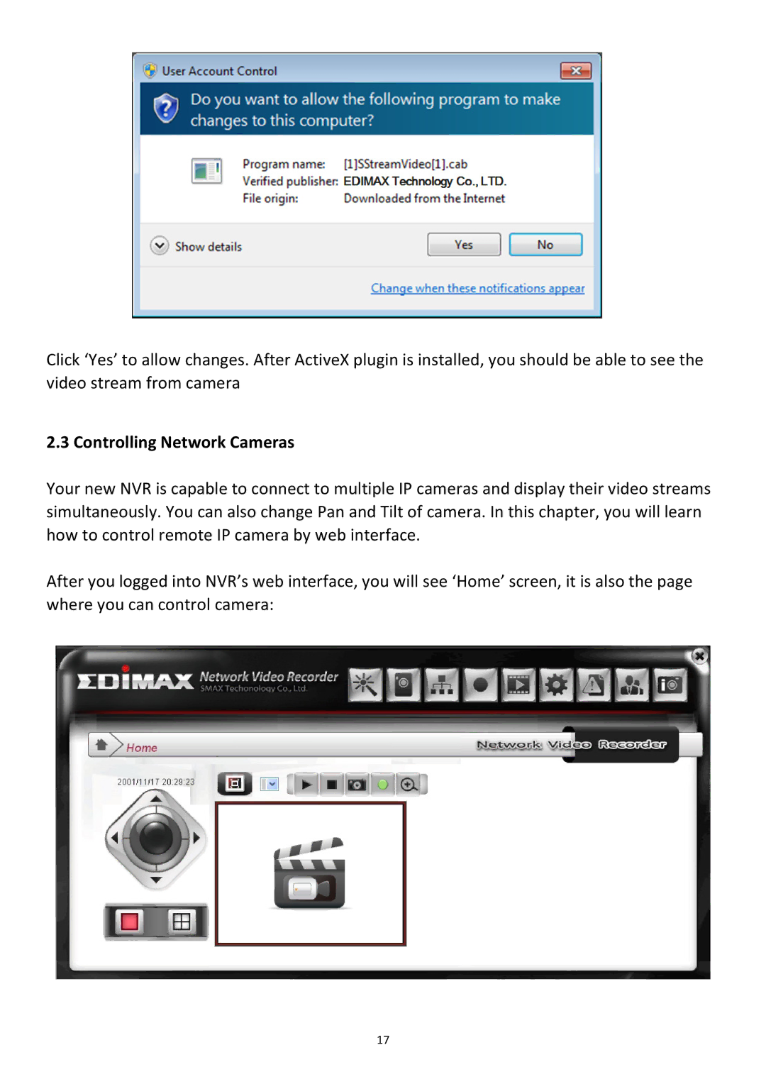 Edimax Technology NVR-4 manual 