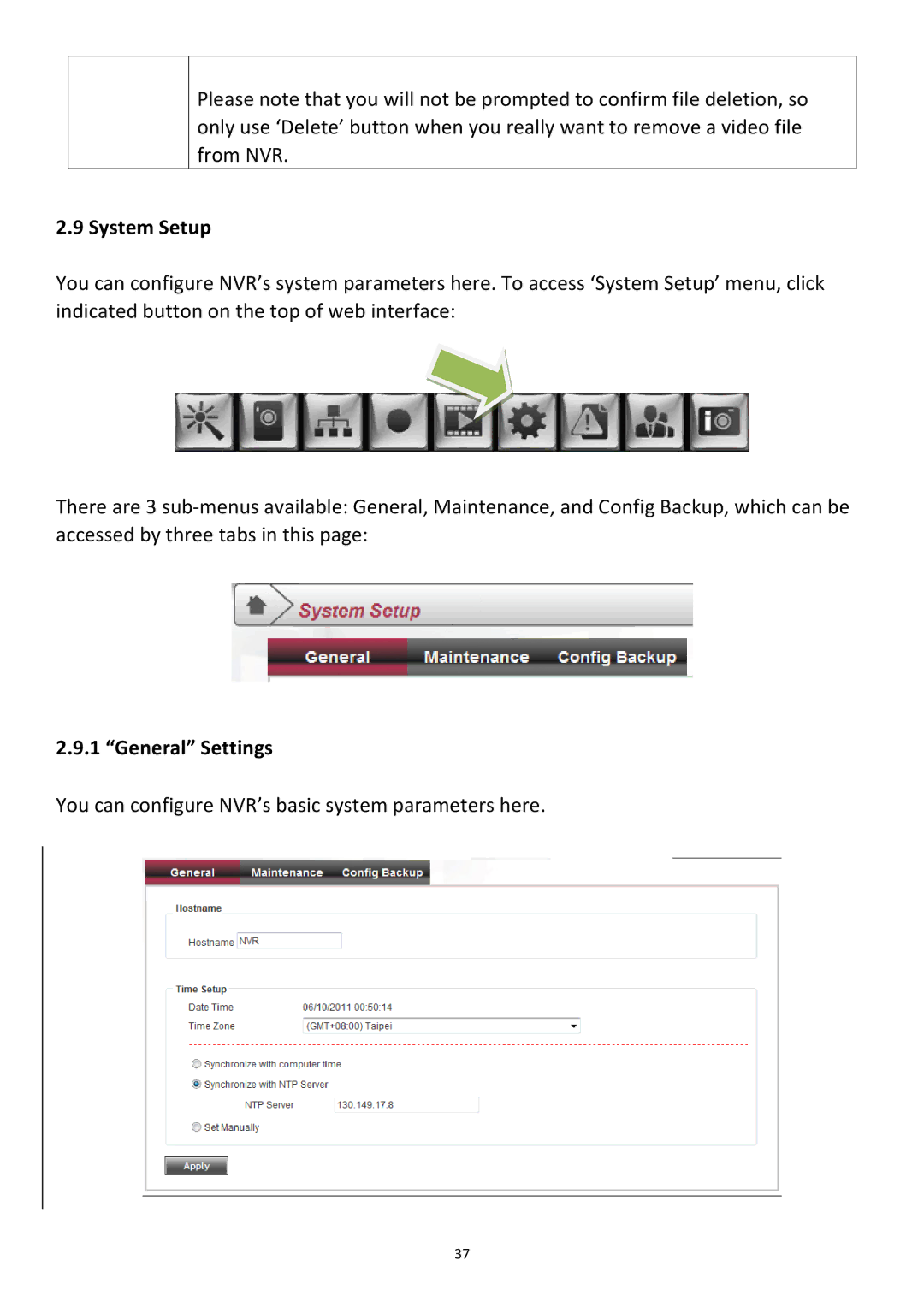 Edimax Technology NVR-4 manual 