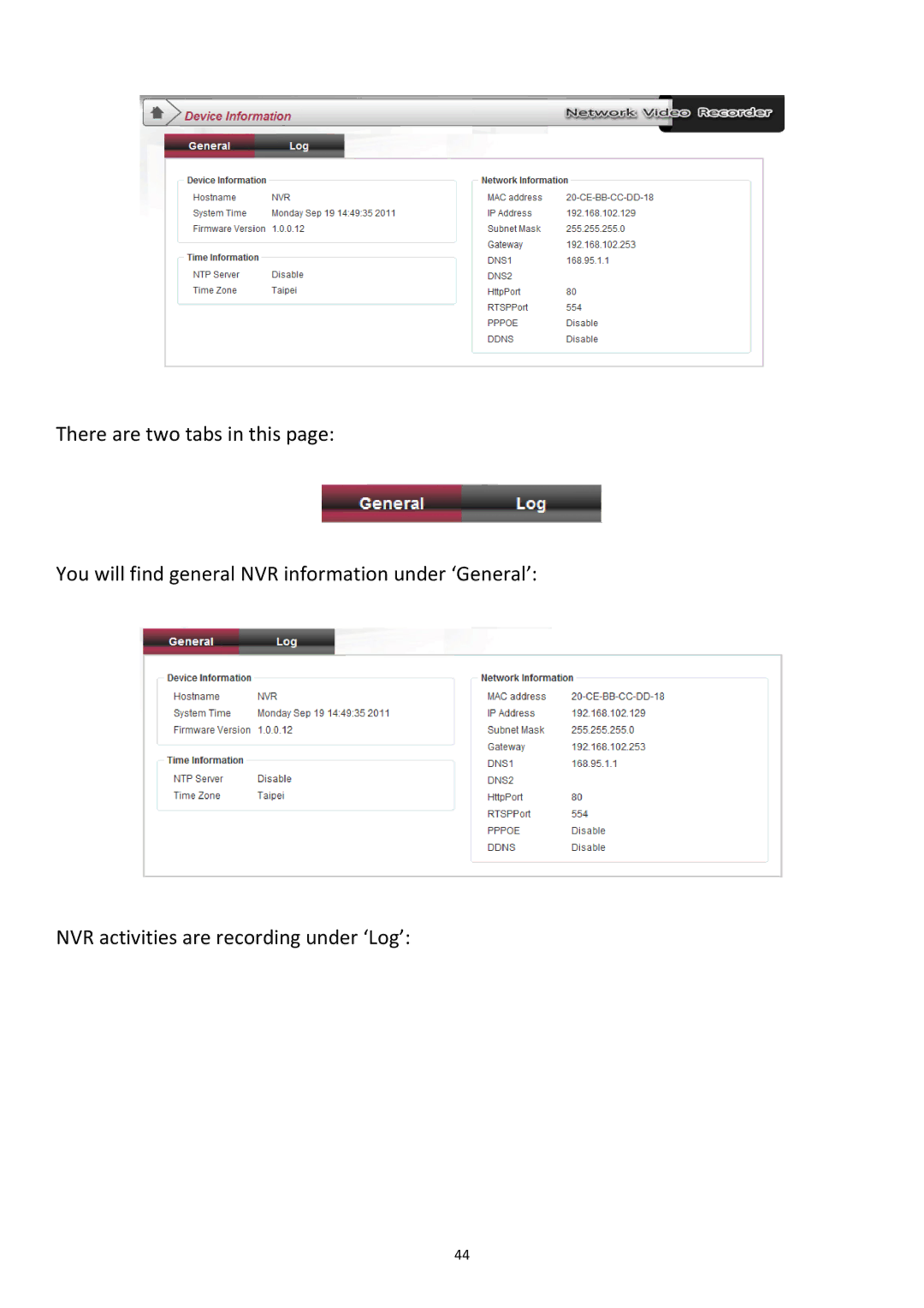 Edimax Technology NVR-4 manual 