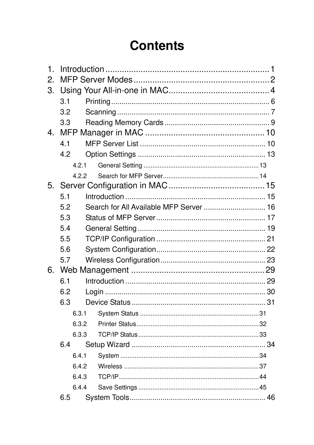 Edimax Technology PS-1206MFG manual Contents 