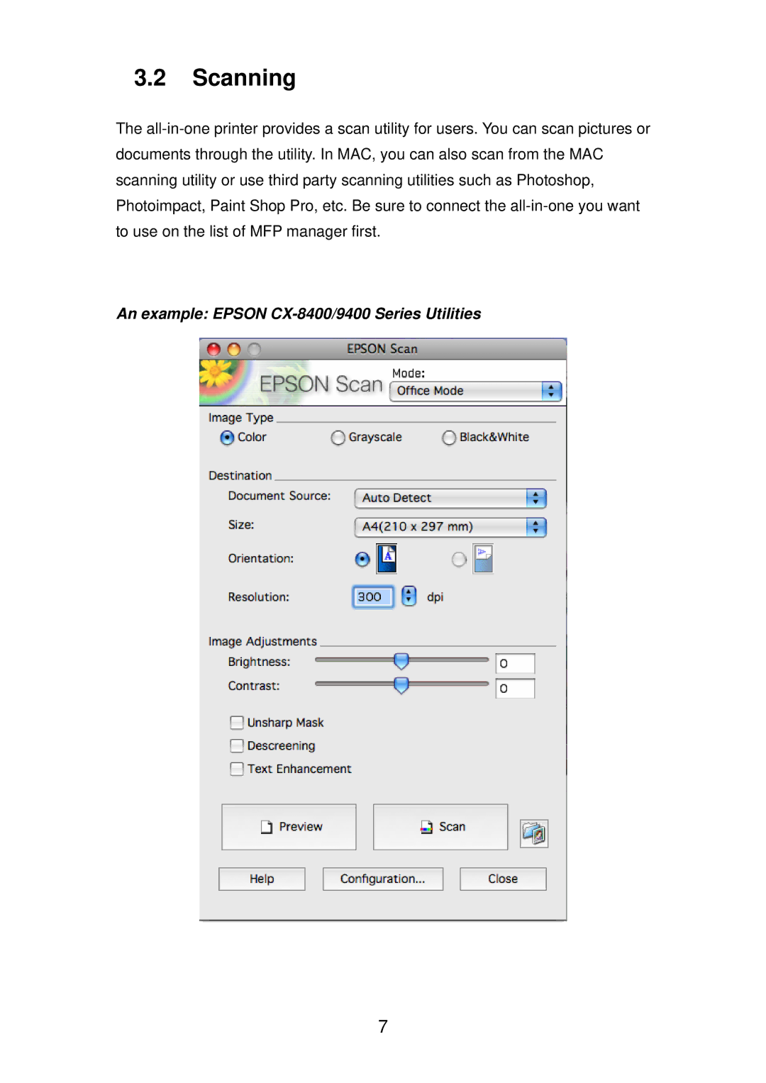 Edimax Technology PS-1206MFG manual Scanning 