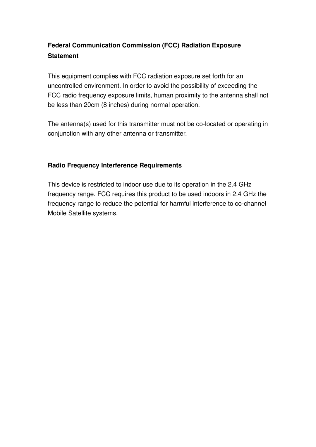 Edimax Technology PS-1206MFG manual Radio Frequency Interference Requirements 