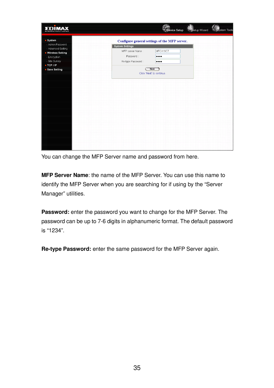 Edimax Technology PS-1206MFG manual 