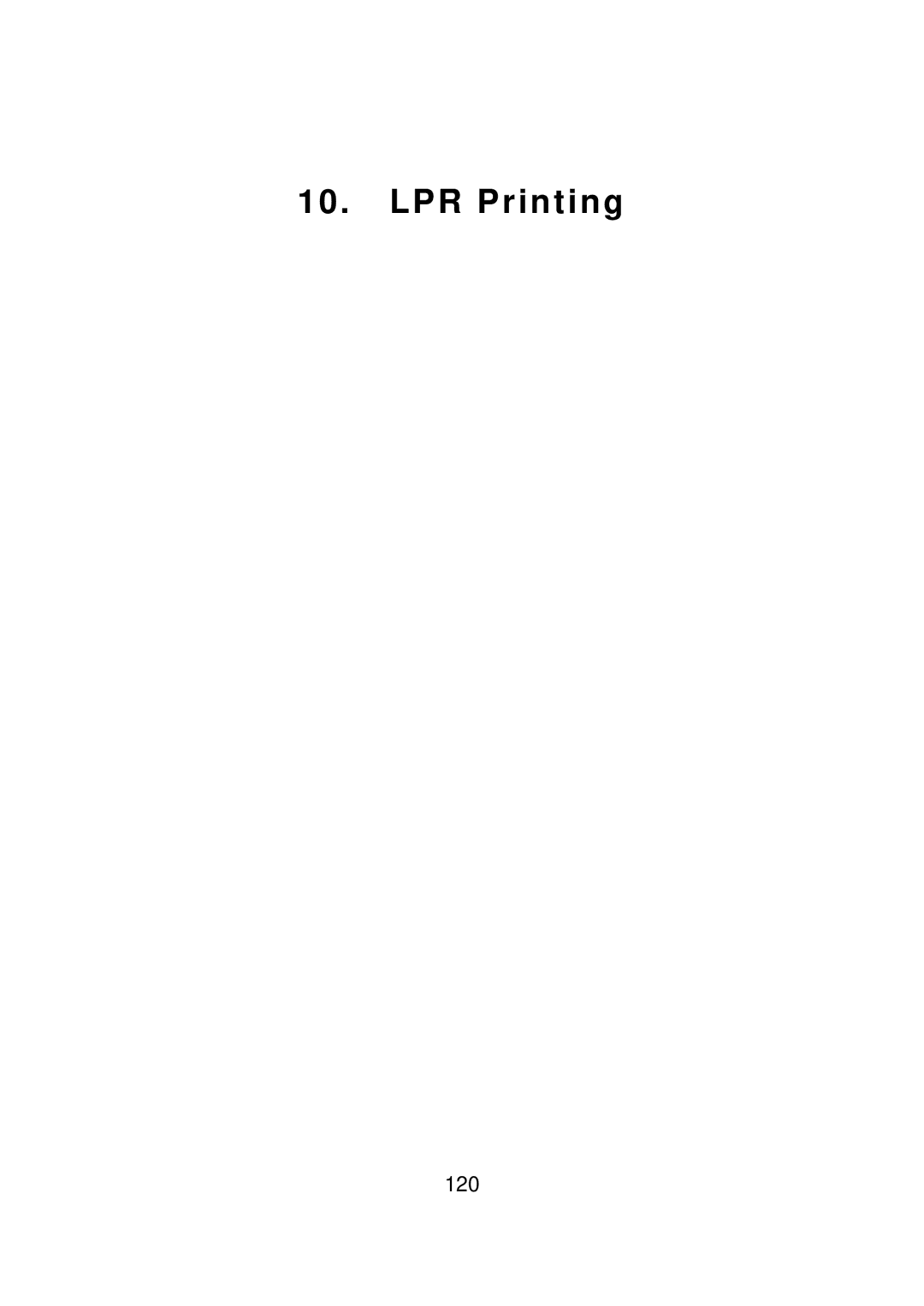 Edimax Technology PS-3103P manual LPR Printing 