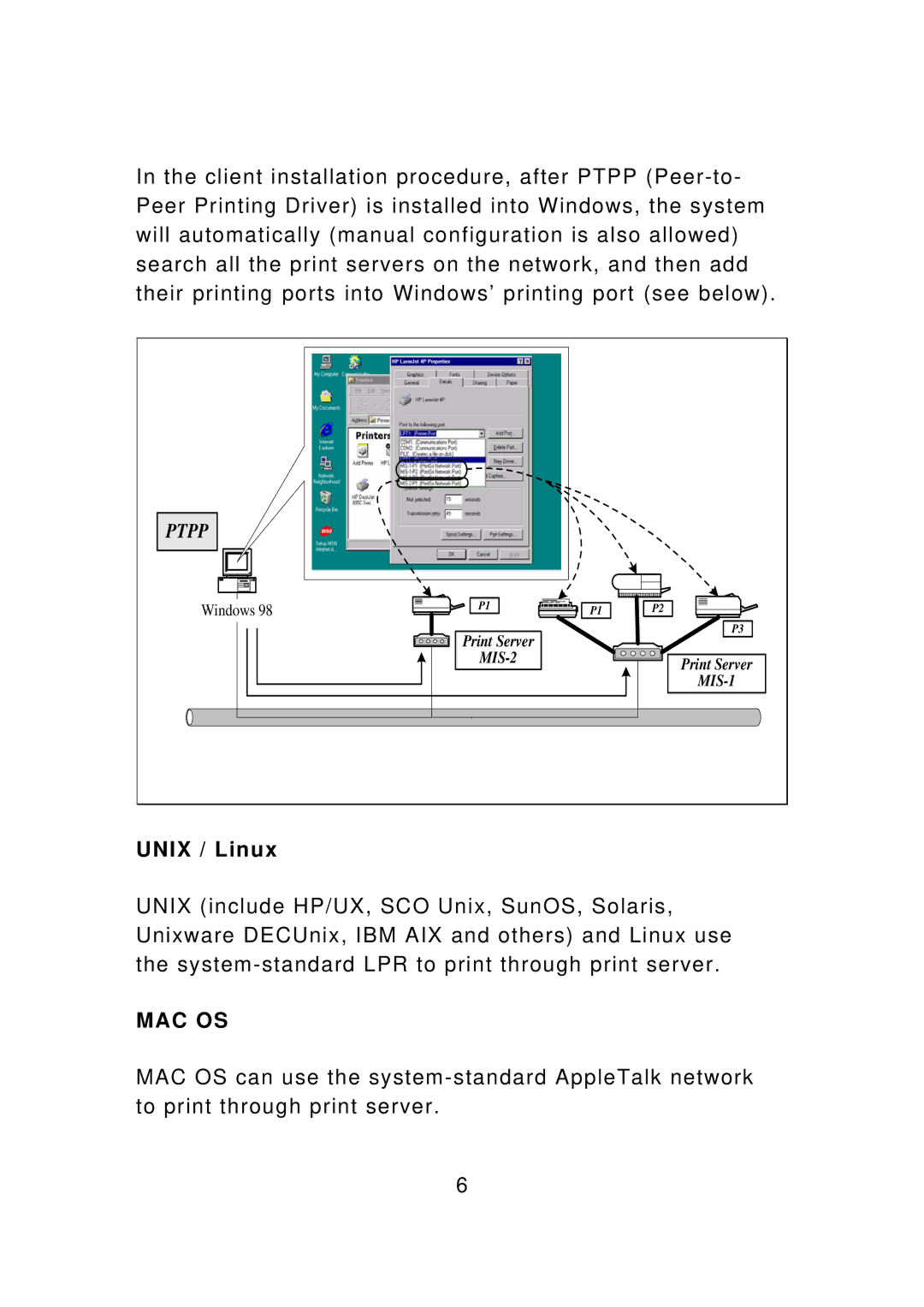 Edimax Technology PS-3207UWg, PS-1207U, PS-1208UWg, PS-1206UWg, PS-1206PWg manual Unix / Linux, Mac Os 