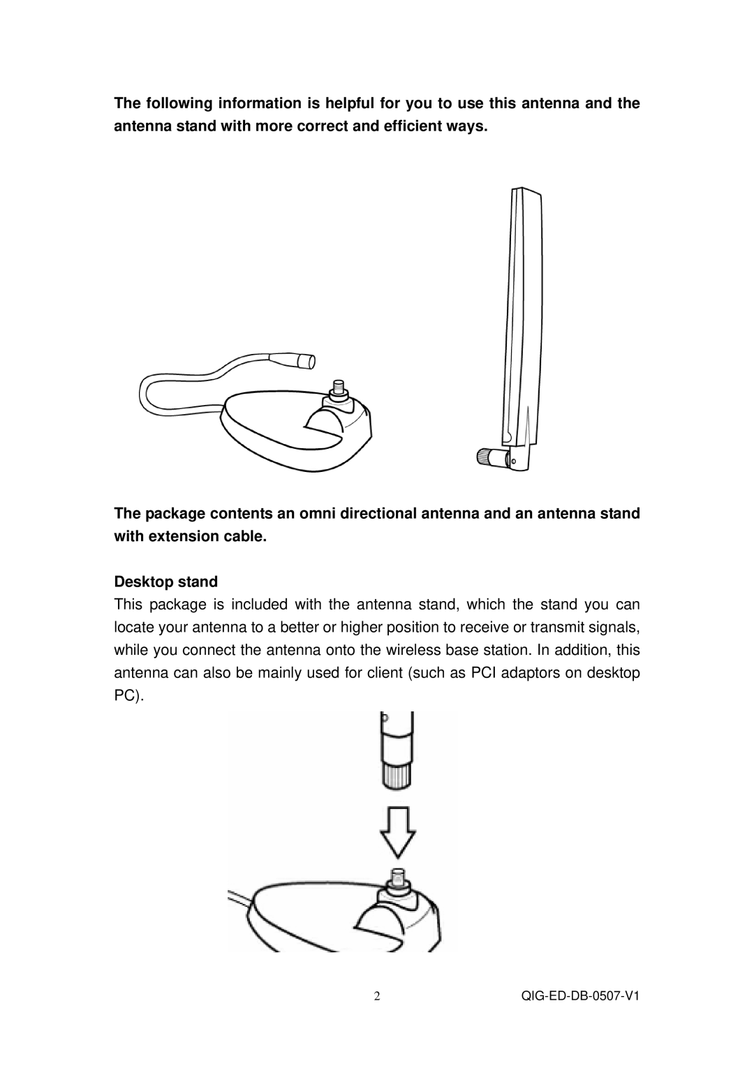 Edimax Technology QIG-ED-DB-0507-V11 manual 2QIG-ED-DB-0507-V1 