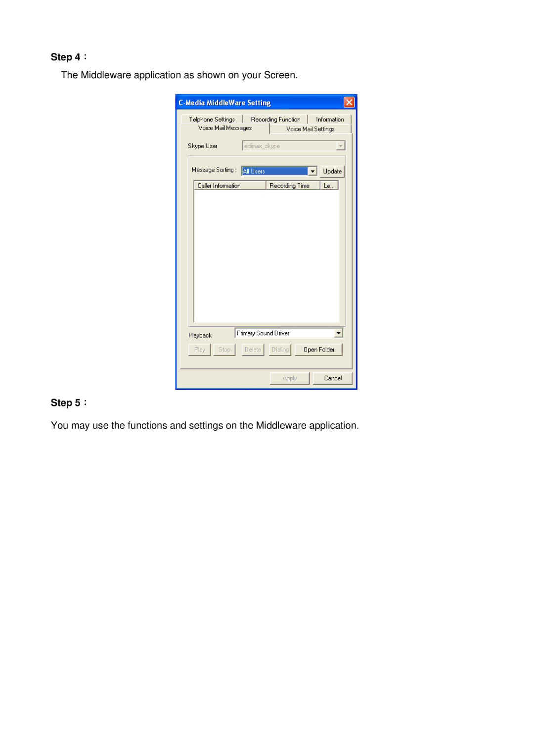 Edimax Technology VO-4500SK V2.0 user manual 