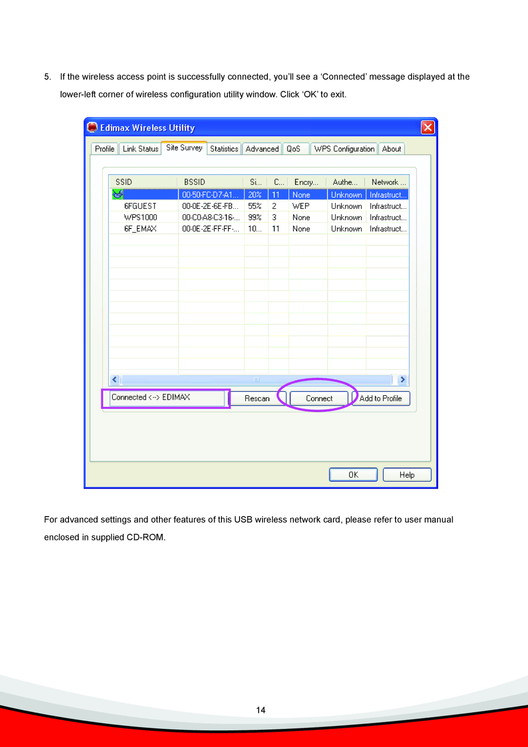 Edimax Technology Wireless LAN USB Adapter manual 