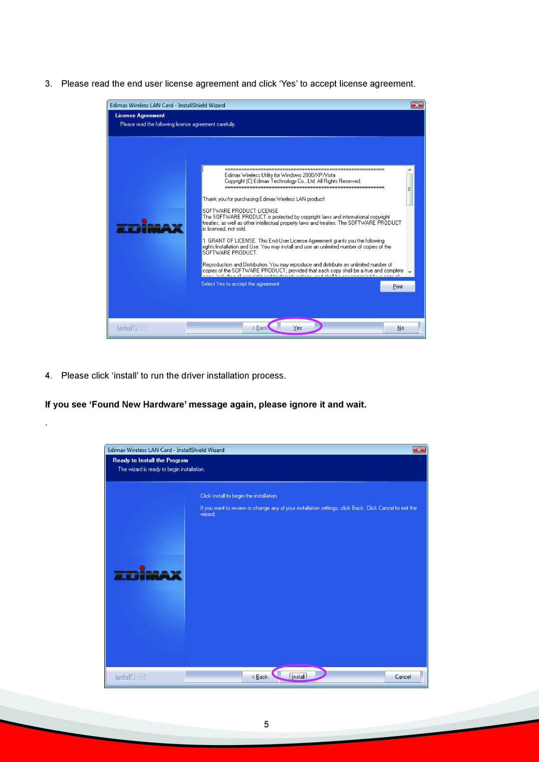 Edimax Technology Wireless LAN USB Adapter manual 