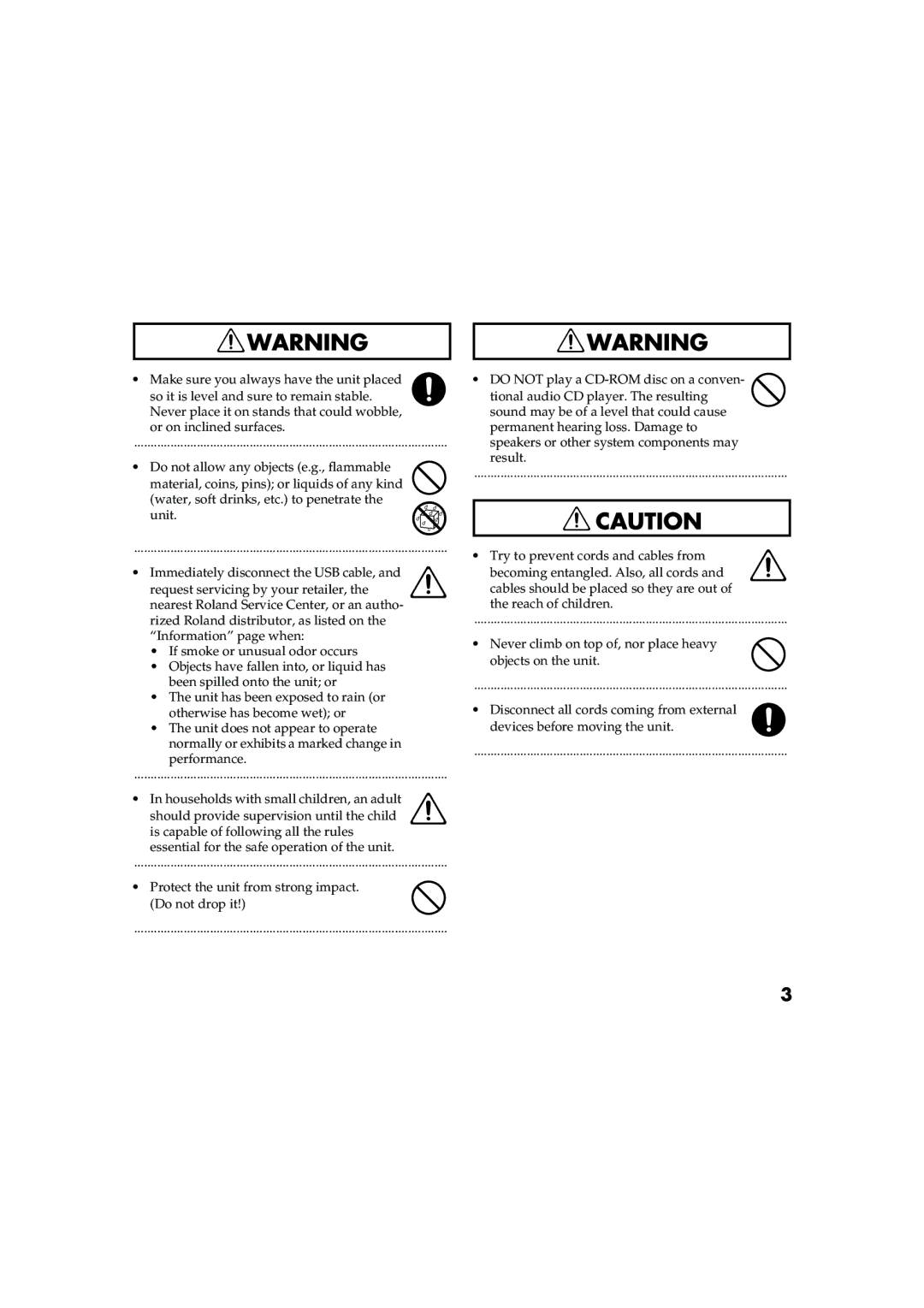 Edirol UM-1EX owner manual 