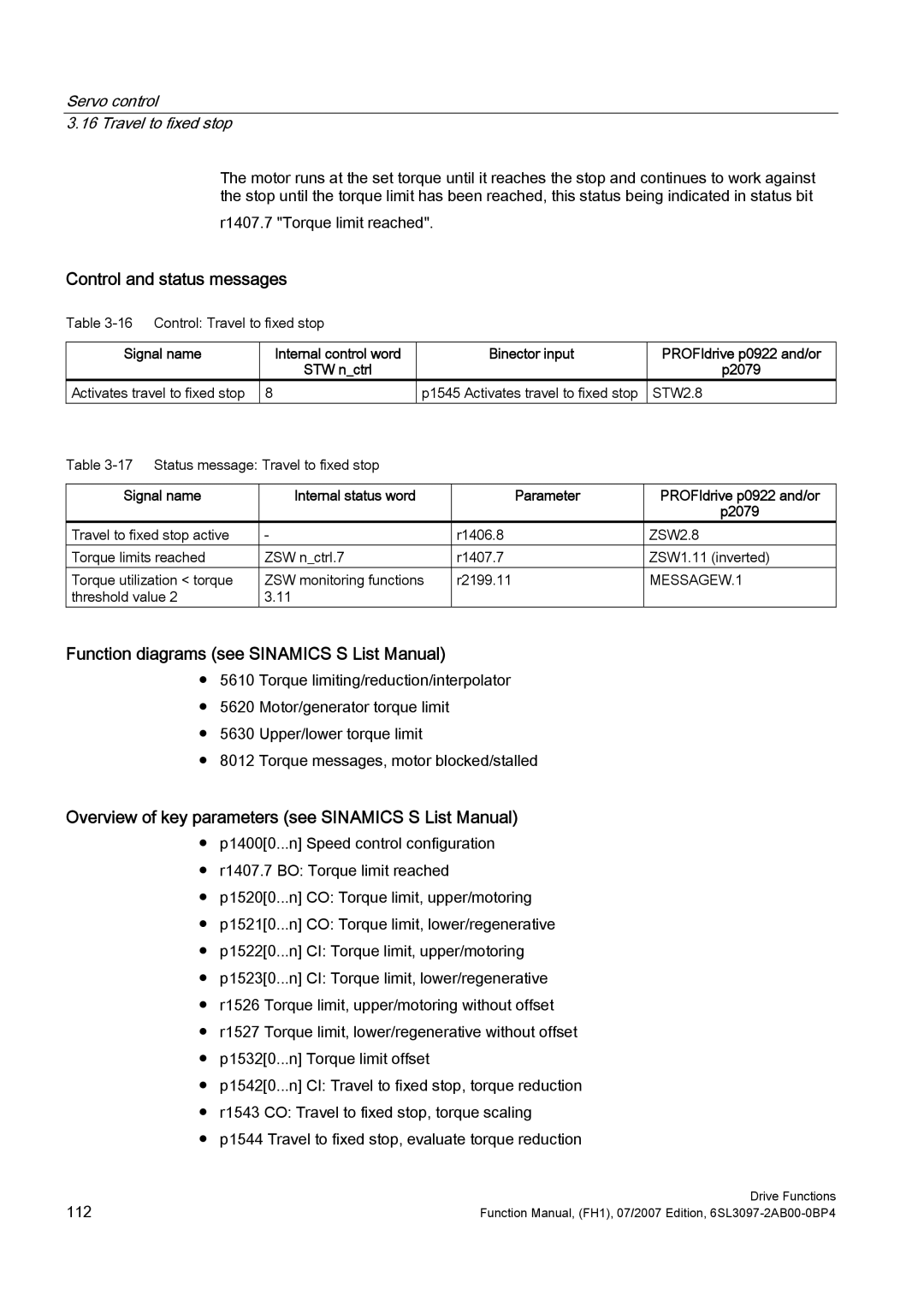 Efficient Networks S120 manual Signal name, MESSAGEW.1 