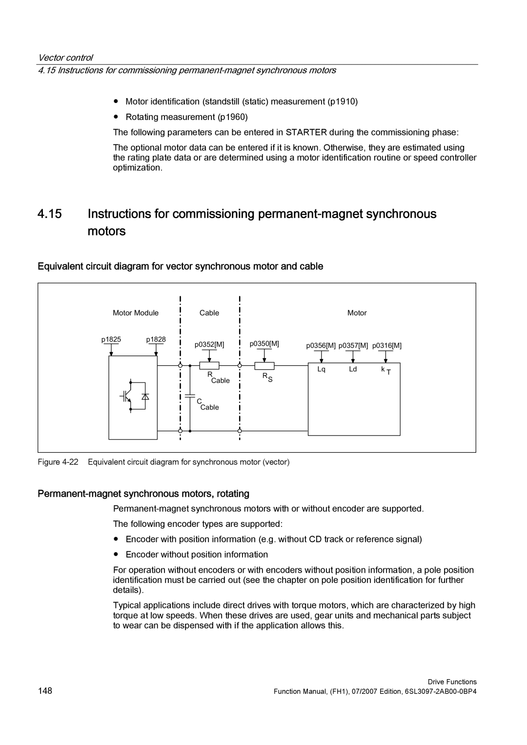 Efficient Networks S120 manual Permanent-magnet synchronous motors, rotating, 0RWRU0RGXOH, Deoh 