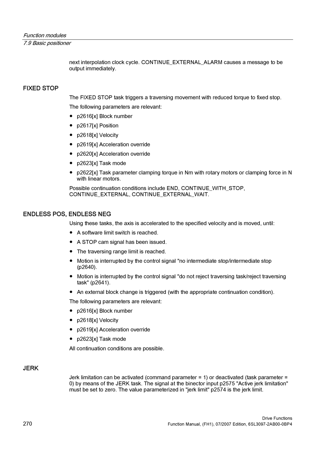 Efficient Networks S120 manual Fixed Stop 