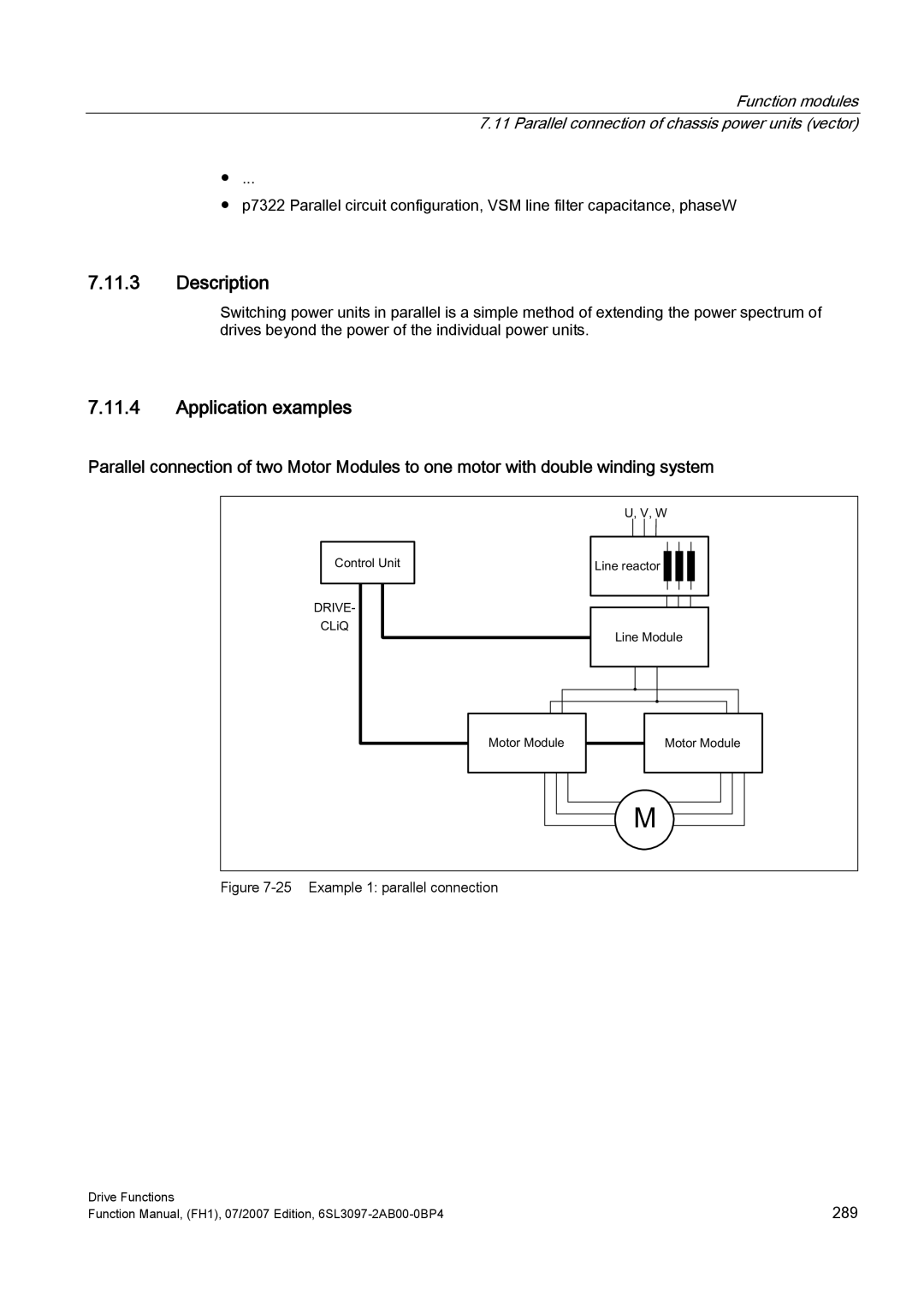 Efficient Networks S120 manual Application examples, RQWURO8QLW, LQHUHDFWRU LQH0RGXOH 0RWRU0RGXOH 