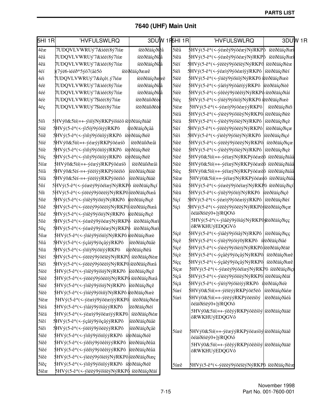 EFJohnson 764X, 761X service manual 4éì 7UDQVLVWRUý7&êçê.ý7ìéæ 