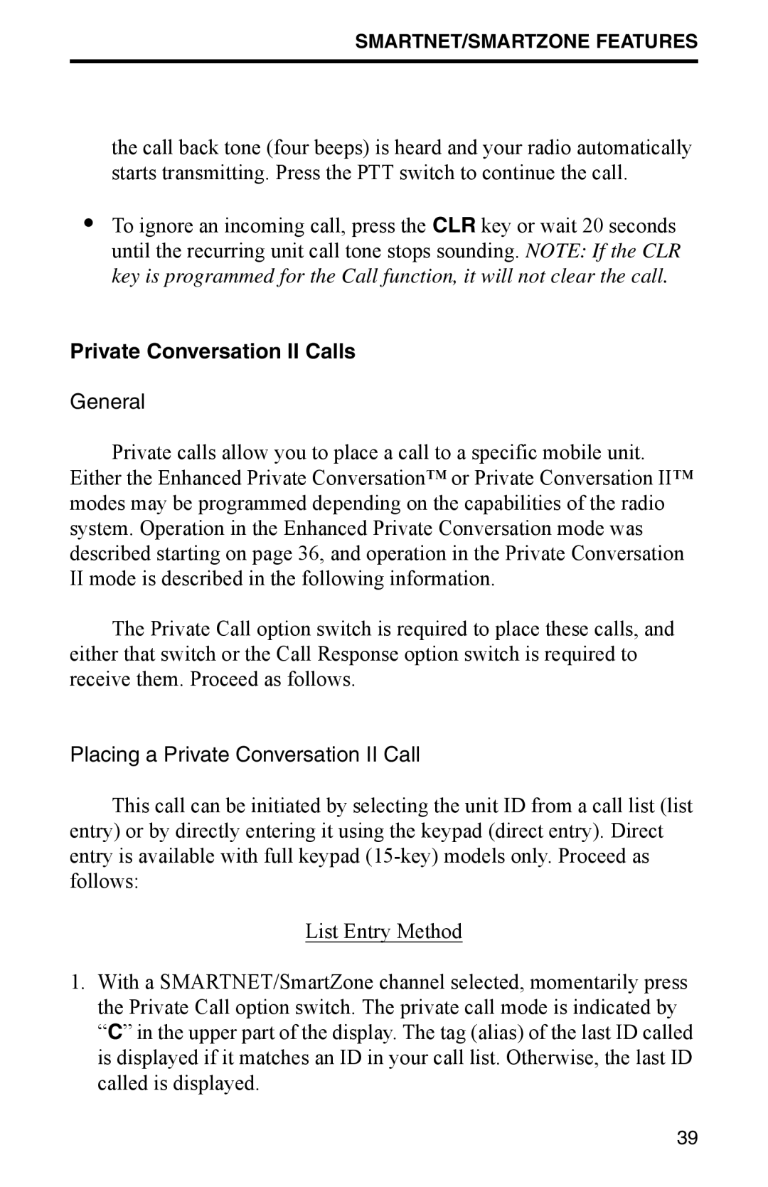 EFJohnson FM Portable Radio Intrinsically-Safe SMARTNET, SmartZone Conventional, 7700 Series Private Conversation II Calls 